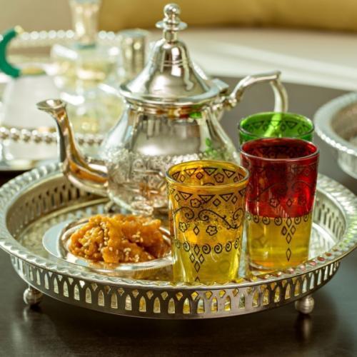 China Tetera marroquí de vidrio árabe personalizada Proveedores