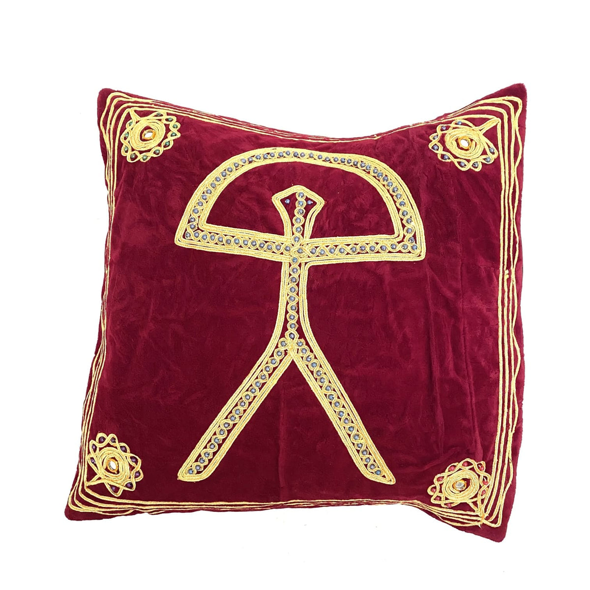 Funda de Cojín diseño indalo rojo