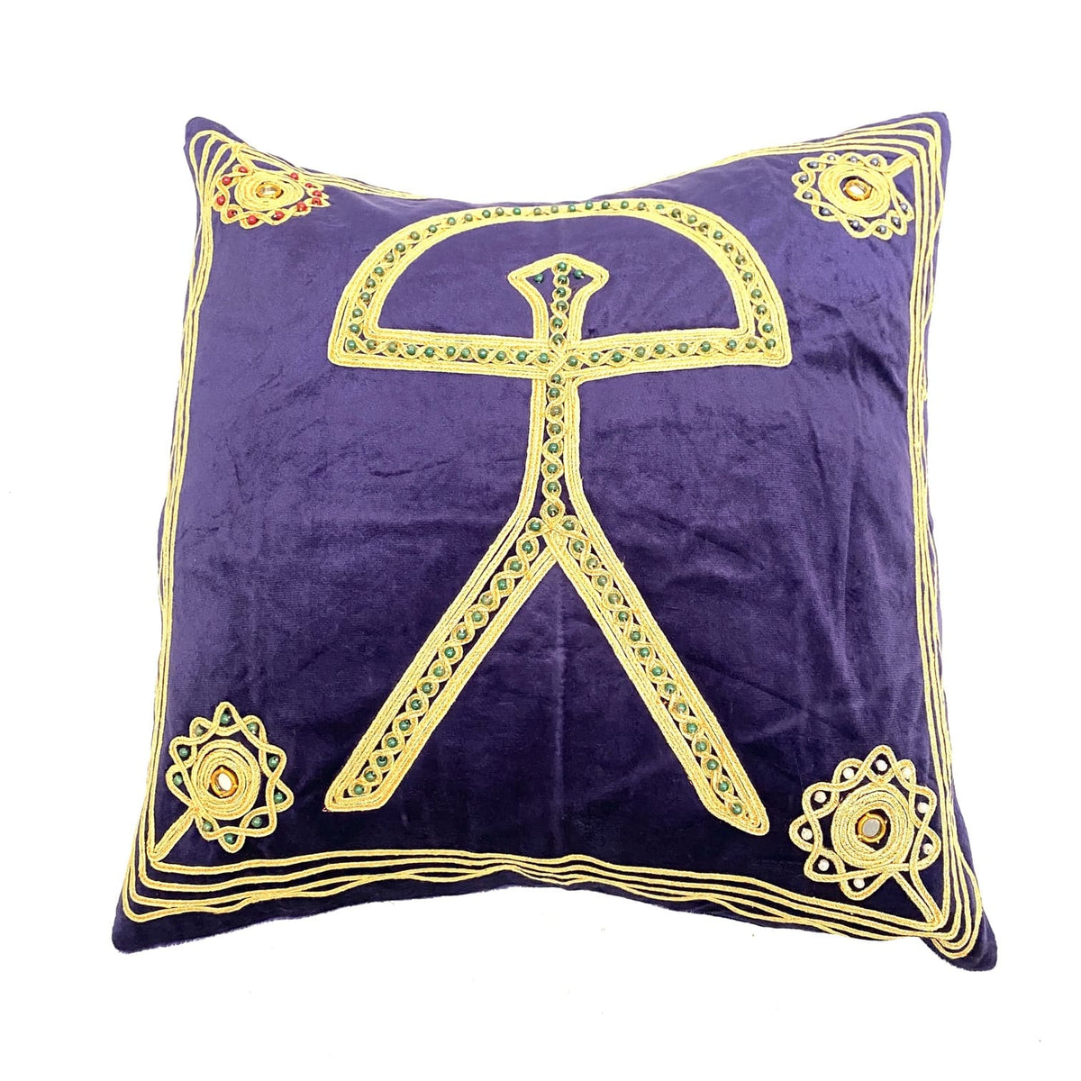 Funda de cojín Indalo artesanal