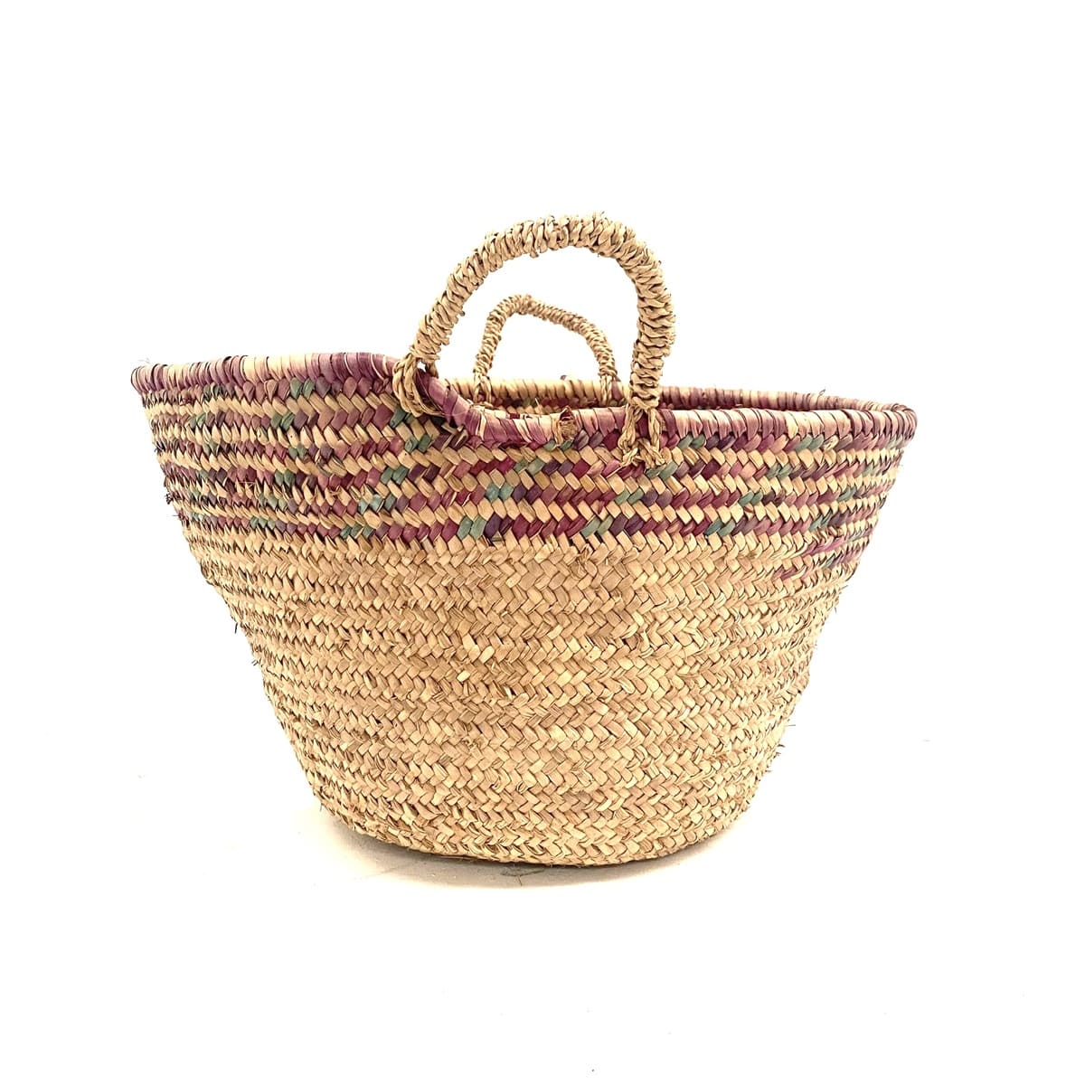 Cesto de mimbre natural 50x35x32