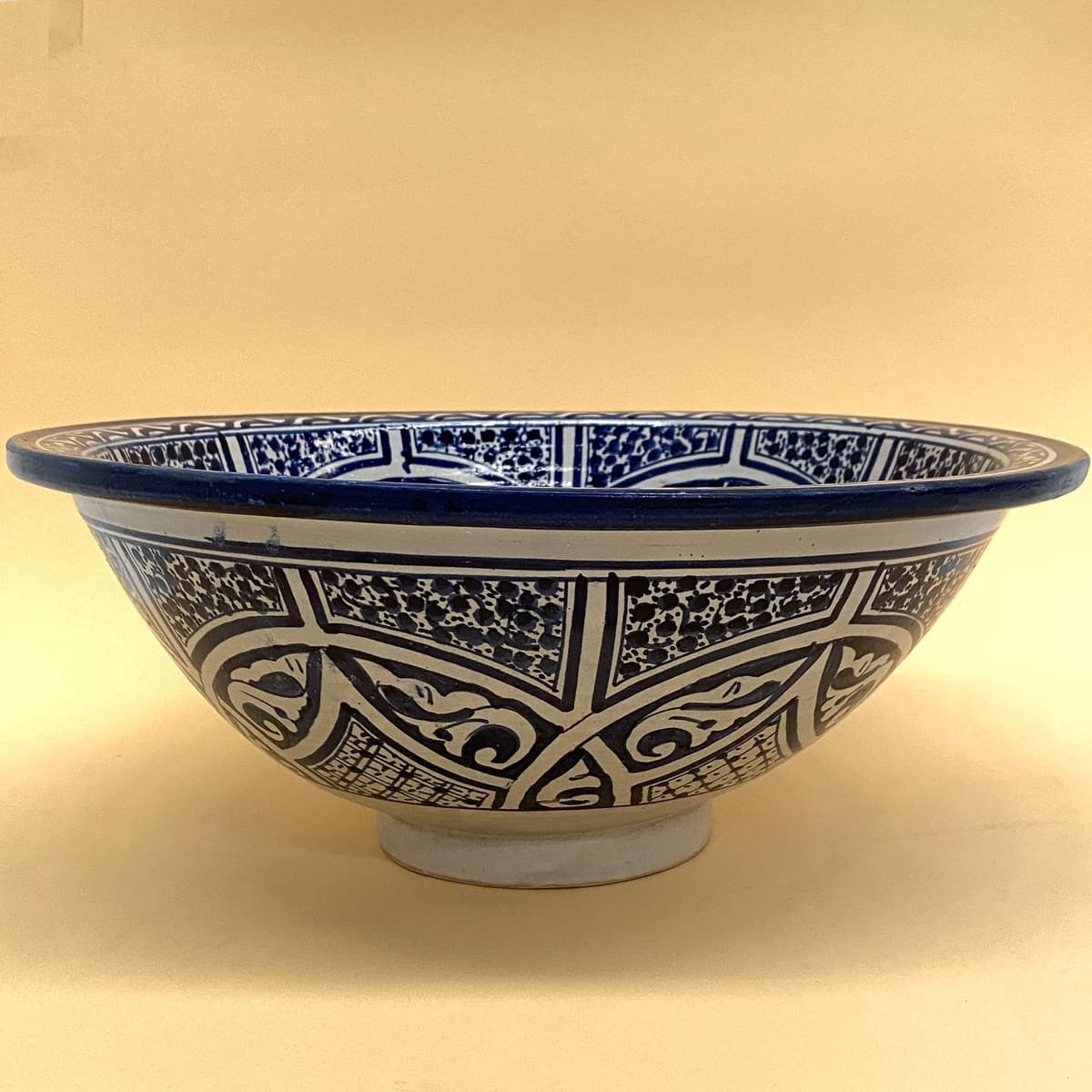 Lavabo marroquí de cerámica de Fez 40cm