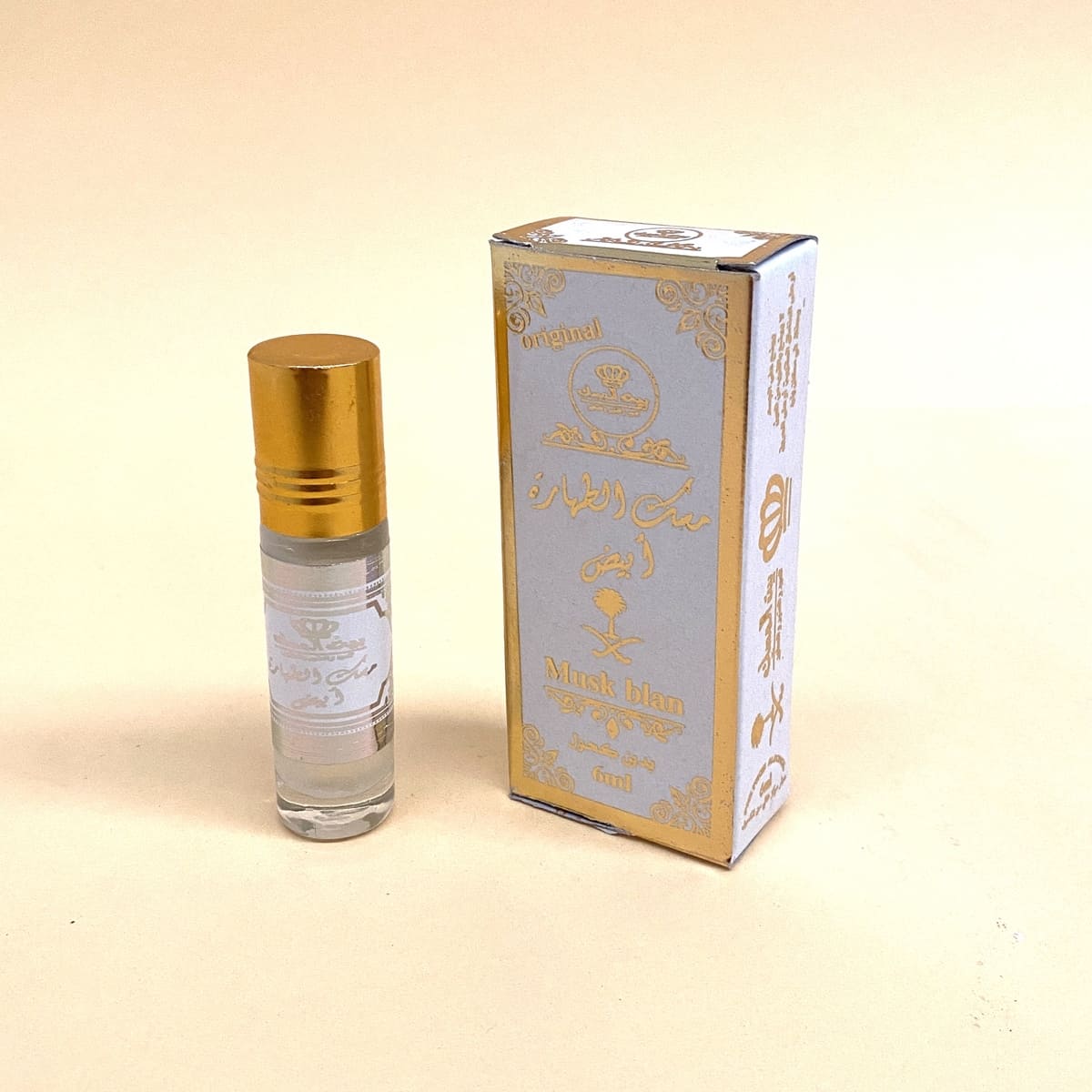 Perfume árabe de almizcle blanco -Roll On 6ml