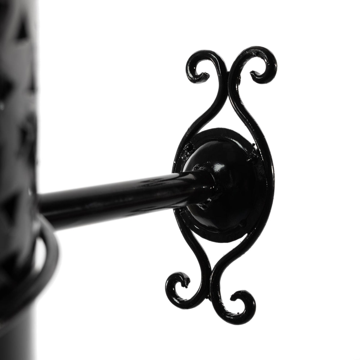 Antorcha marroquí de forja para pared diseño estrellas