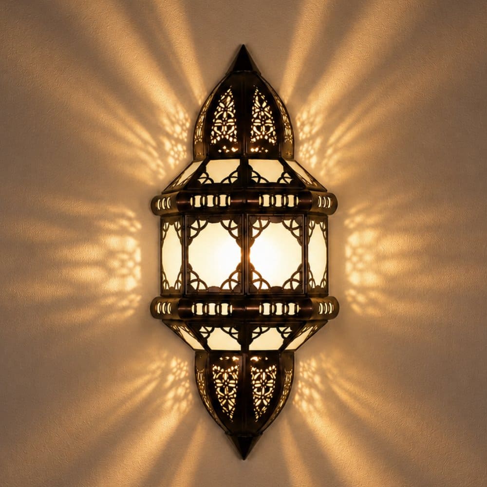 aplique árabe cristal DIDIA blanca