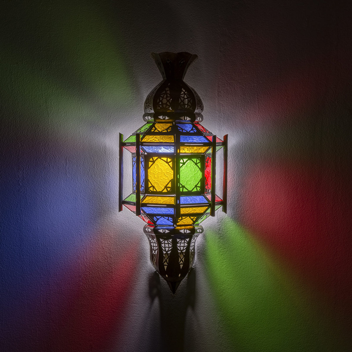 aplique árabe de forja y cristal Generalife