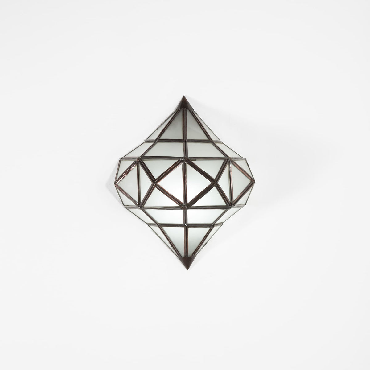 aplique árabe de forja diamante blanco on