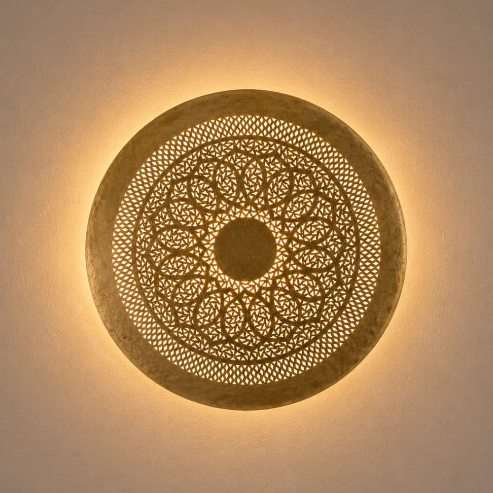 aplique árabe latón dorado 100cm