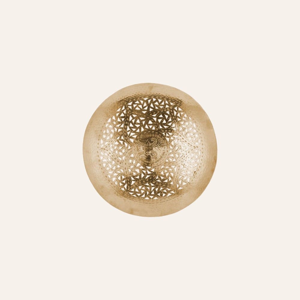 aplique árabe latón dorado 40cm