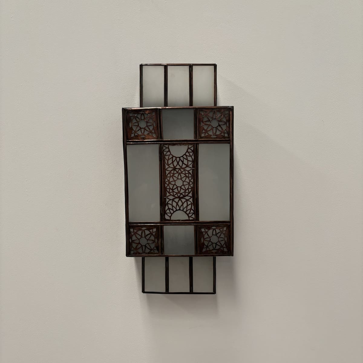 aplique marroquí clásico cristal 50 pared