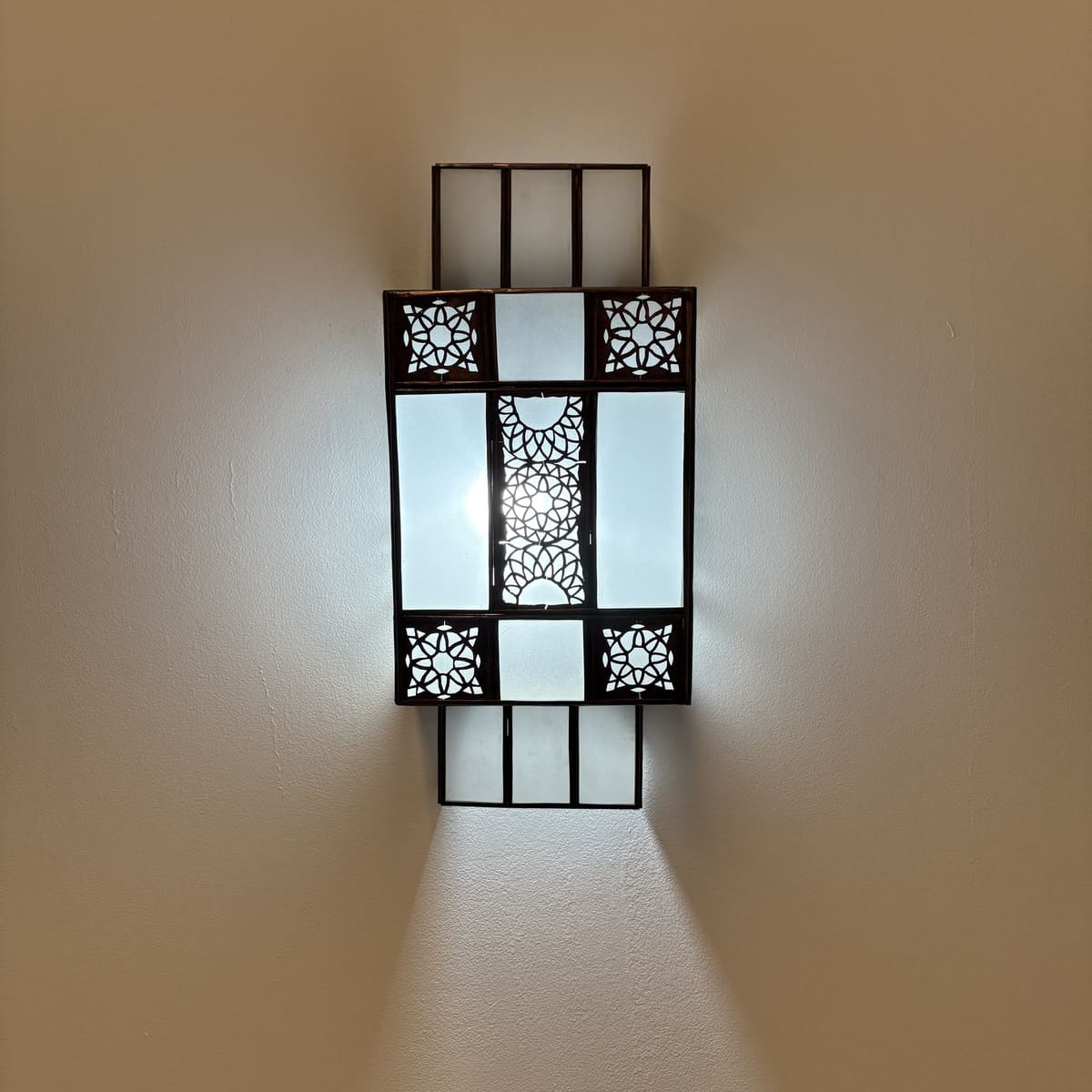 aplique marroquí clásico cristal