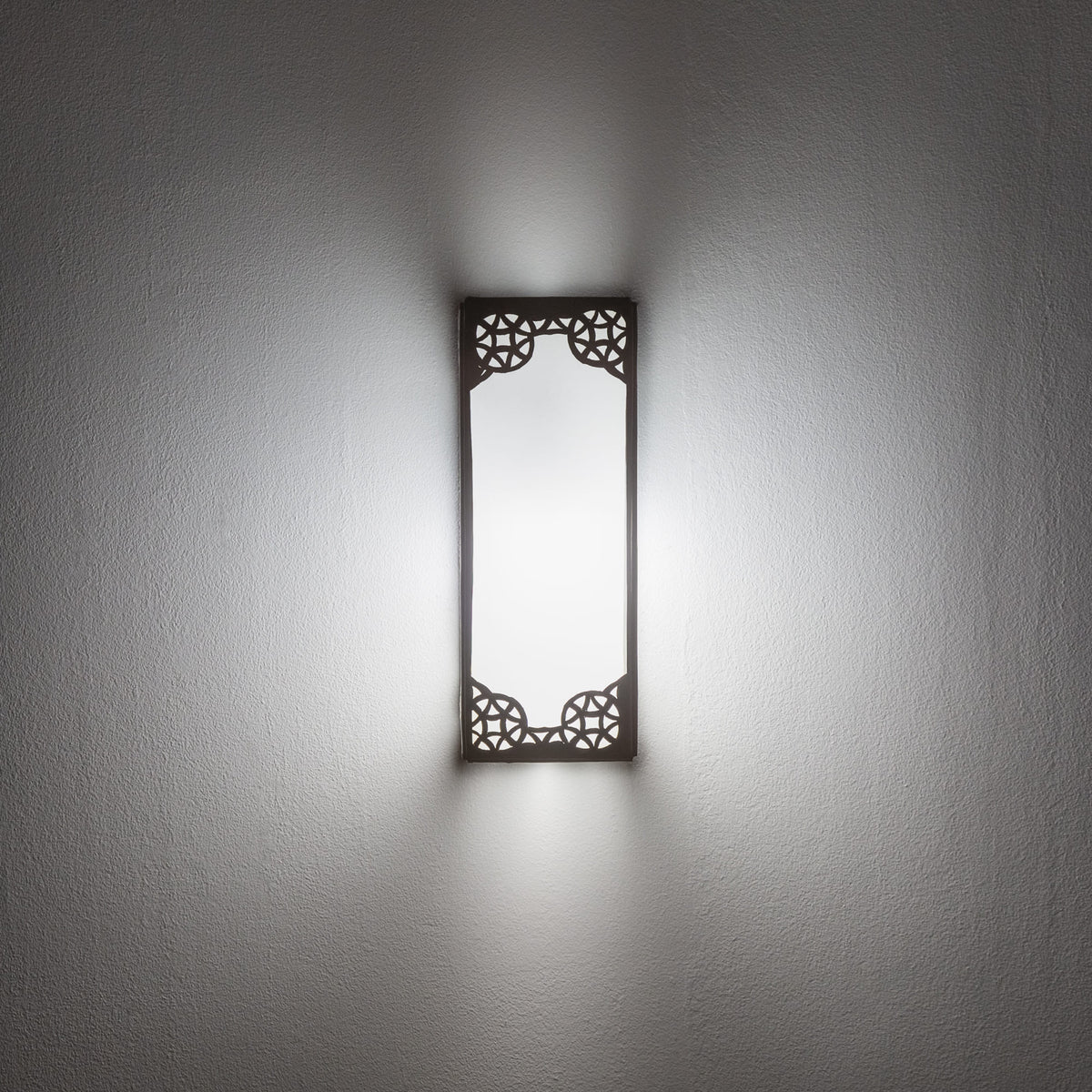 aplique marroquí cristal blanco 30 on