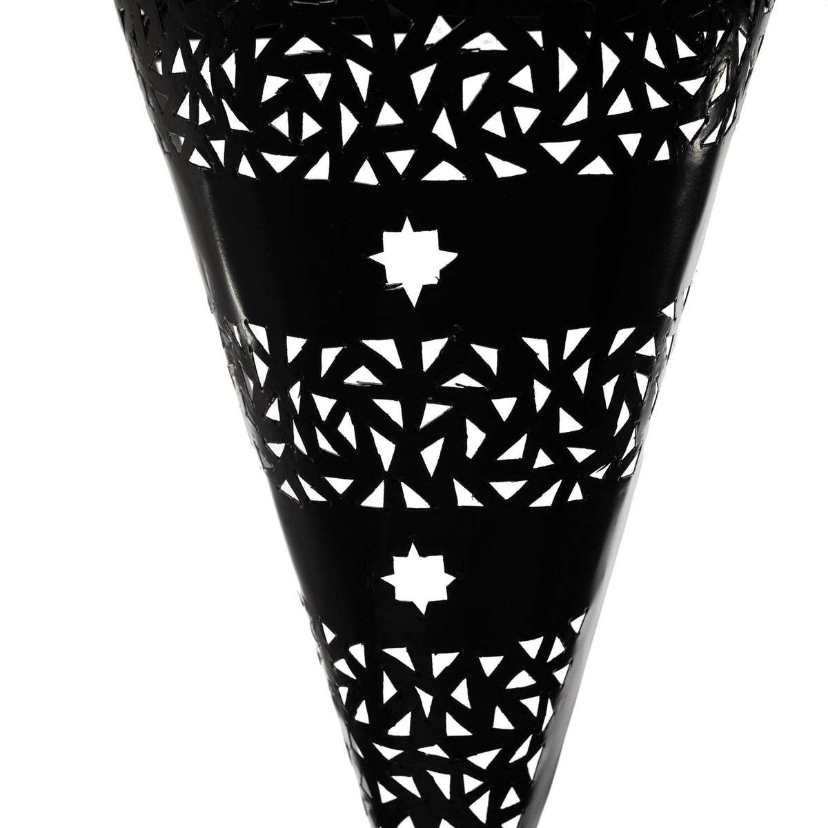 Aplique marroquí de forja calada tres estrellas