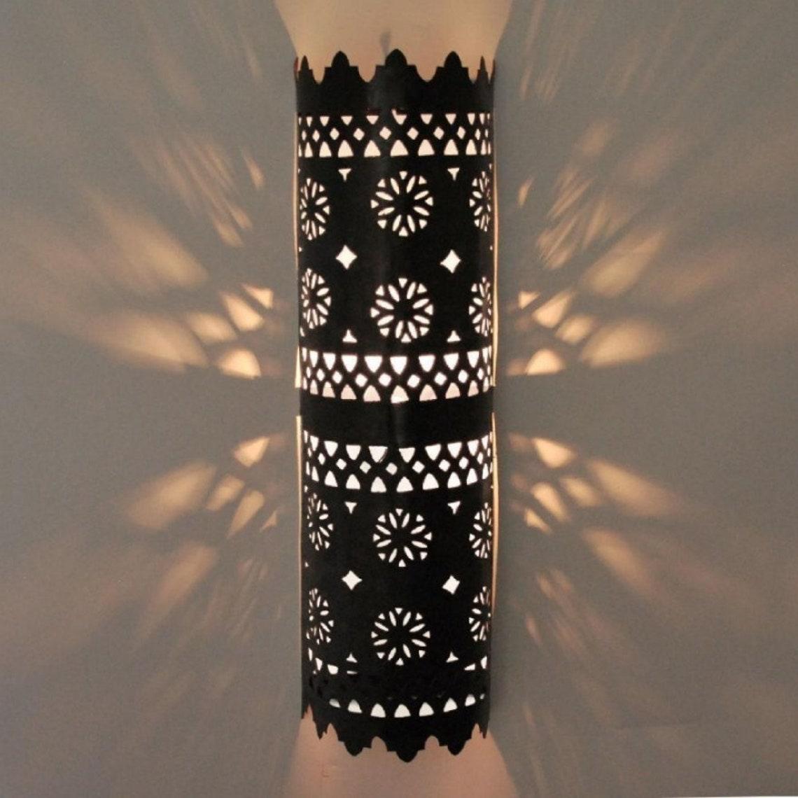Aplique marroquí de hierro calado 60cm