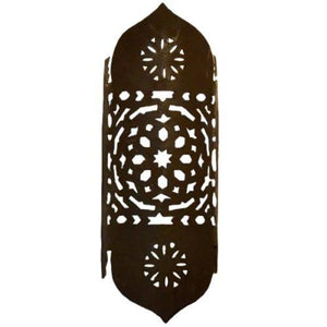 Marokkanische durchbrochene Wandlampe aus Eisen