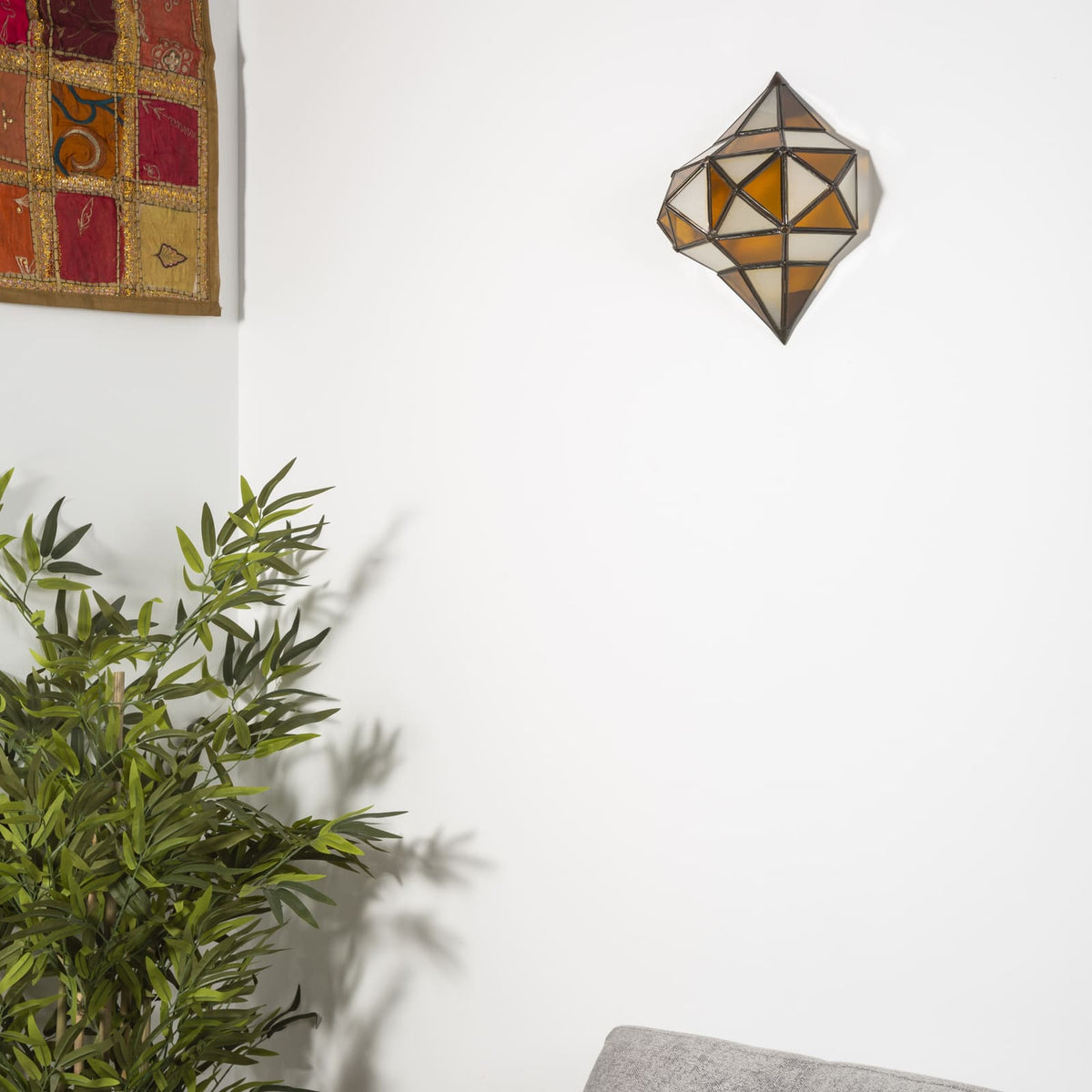 aplique marroquí diamante mostaza escenario