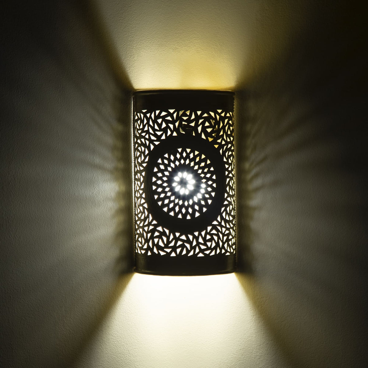 aplique marroquí dorado latón