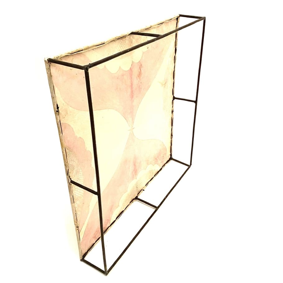 Plafón o aplique marroquí cuadrado detrás