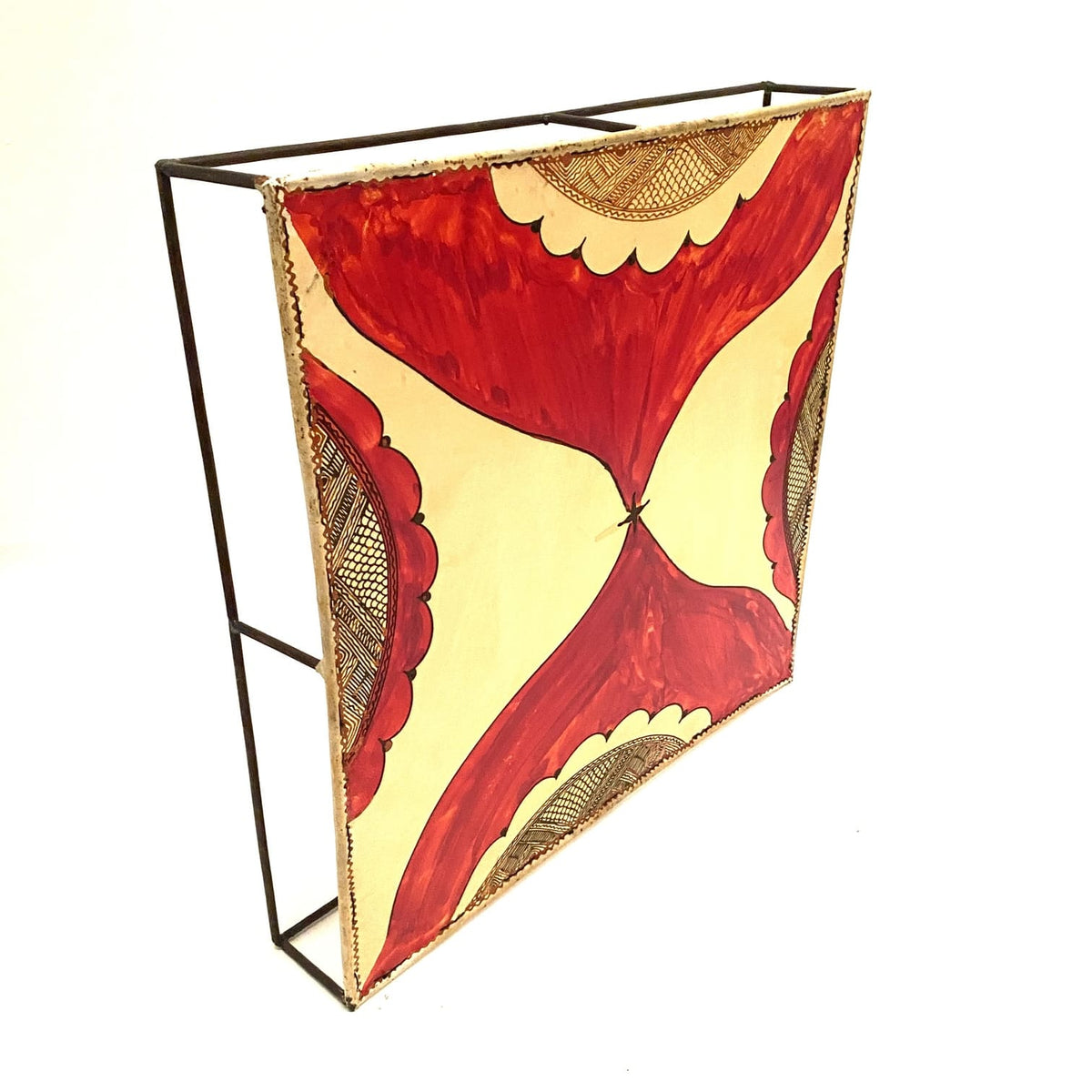 Plafón o aplique marroquí cuadrado colores