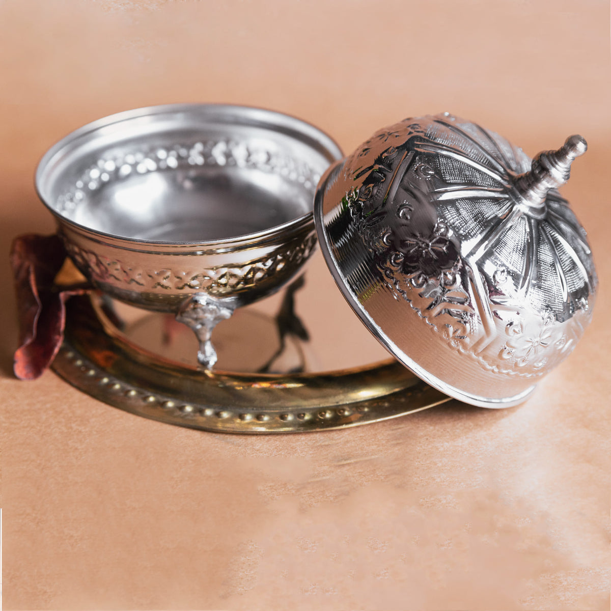 azucarero marroquí alpaca abierto