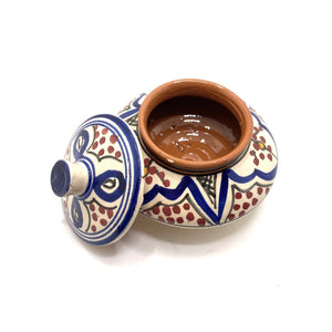 Azucarero marroquí de cerámica andalusí árabe