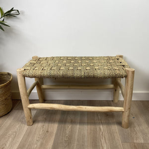 banco marroquí artesano madera