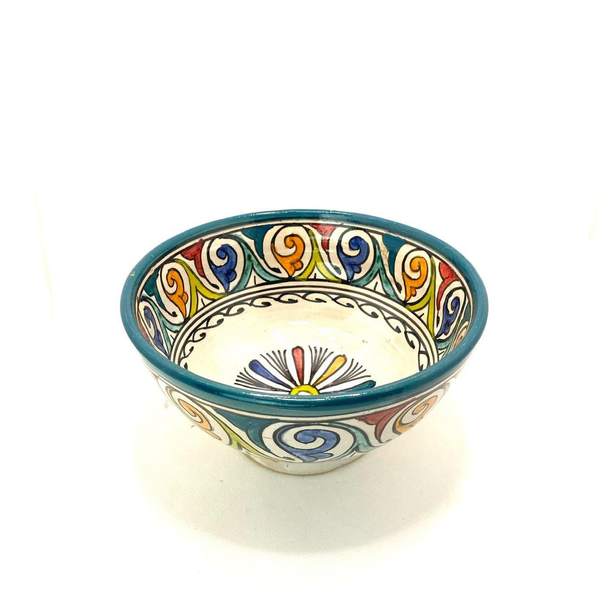 Bol ensaladera marroquí de cerámica Fez 21cm