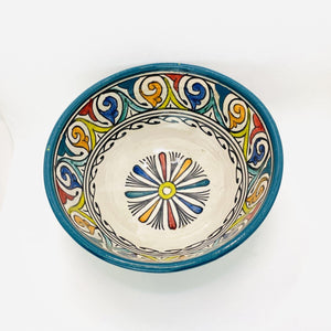 Bol ensaladera marroquí de cerámica Fez 21cm