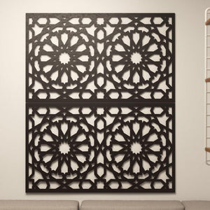 cabecero árabe 200x50 wengue