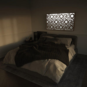 Cabecero árabe de cama LED modelo Mezquita