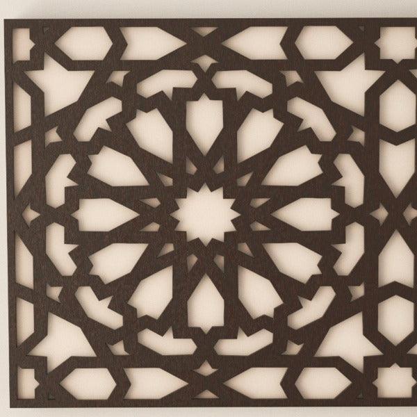 Cabecero de Cama Árabe Retroiluminado LED RGB Mando + Control Móvil