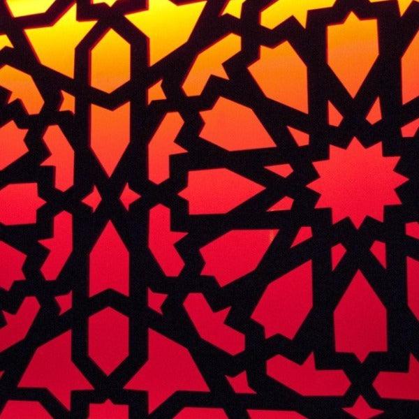 Cabecero de Cama Árabe Retroiluminado LED RGB Mando + Control Móvil