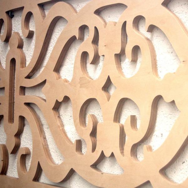 Cabecero de cama de celosía árabe Modelo Asjar - 200cm