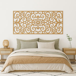 cabecero floral natural