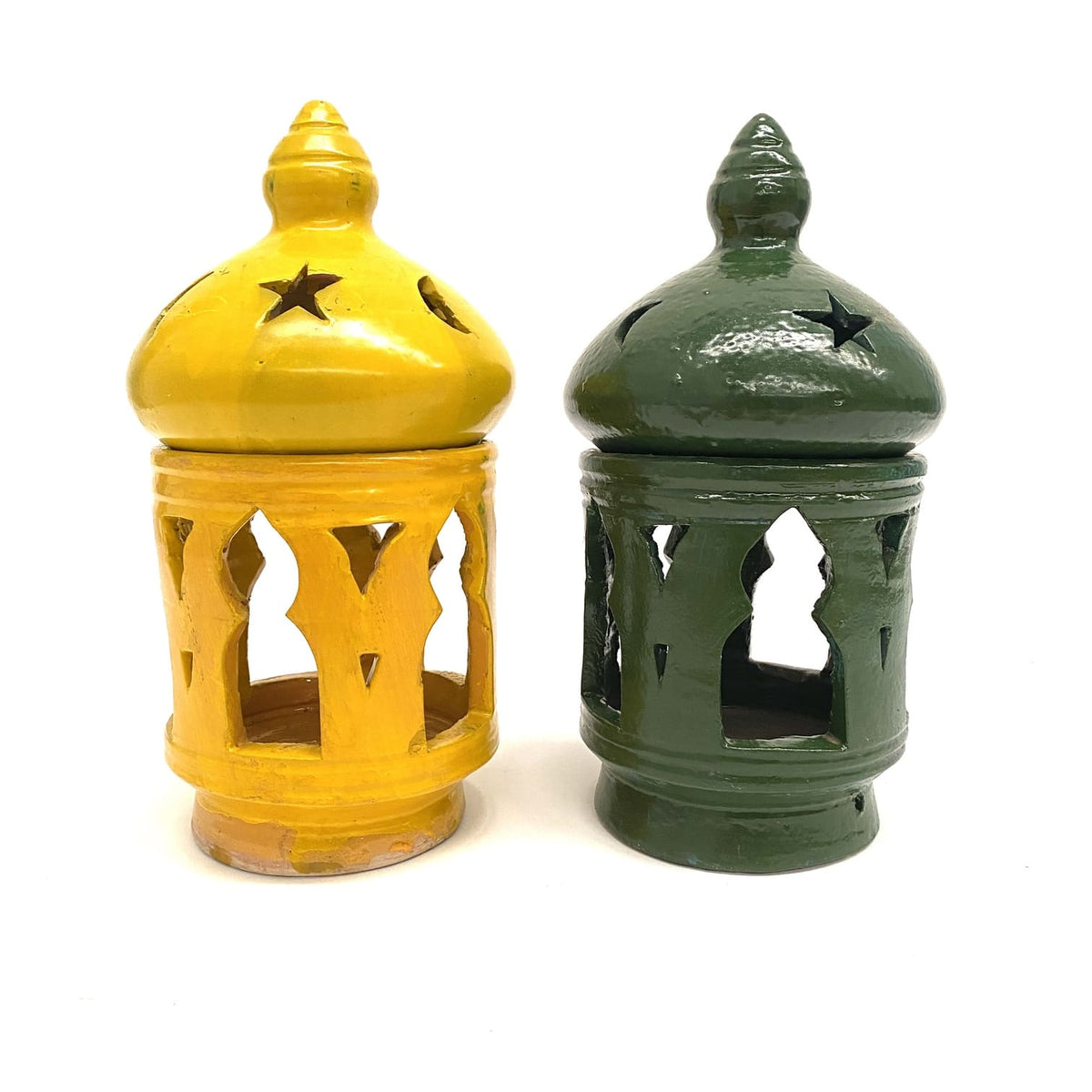 Candelabro marroquí cerámico de jardín