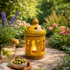 candelabro marroquí jardin