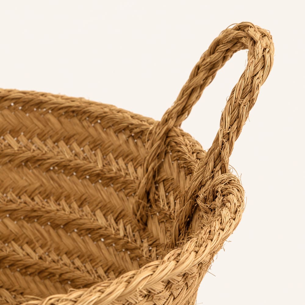 capazo esparto natural 72cm detalle