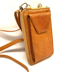 Cartera marroquí de cuero de cabra natural + Funda Móvil