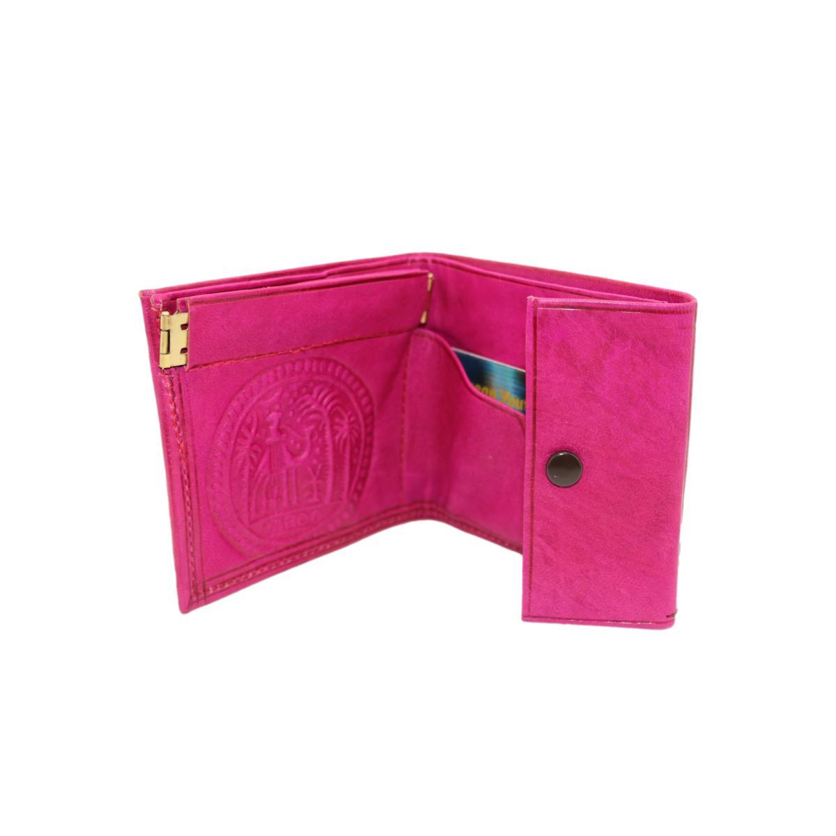 Cartera marroquí de cuero modelo Oasis