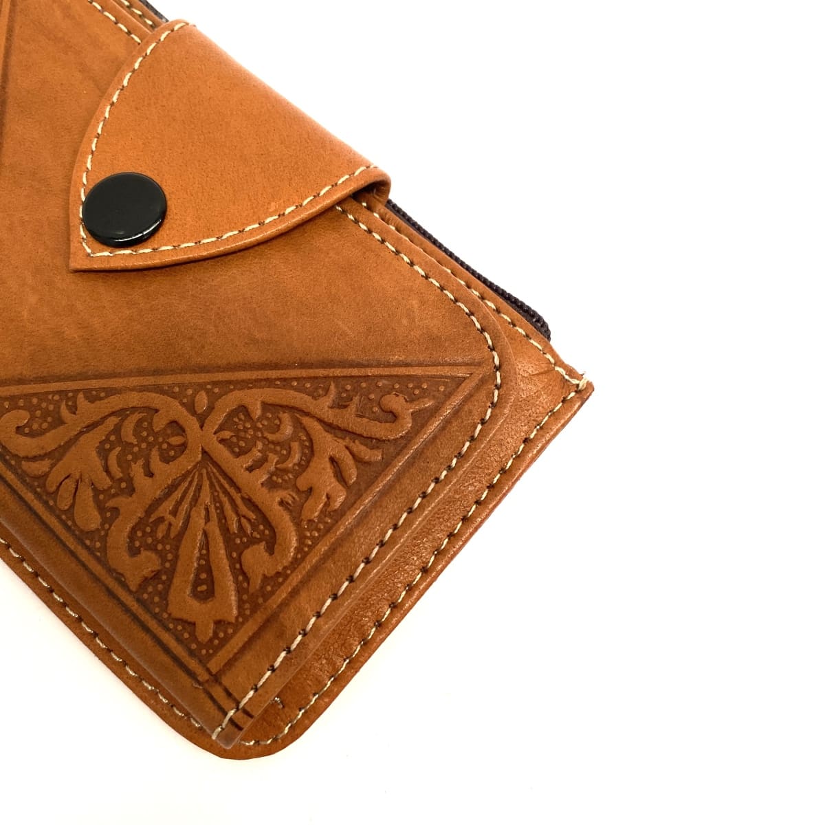 Cartera marroquí de piel Tabihe - marroquinería 100% artesanía