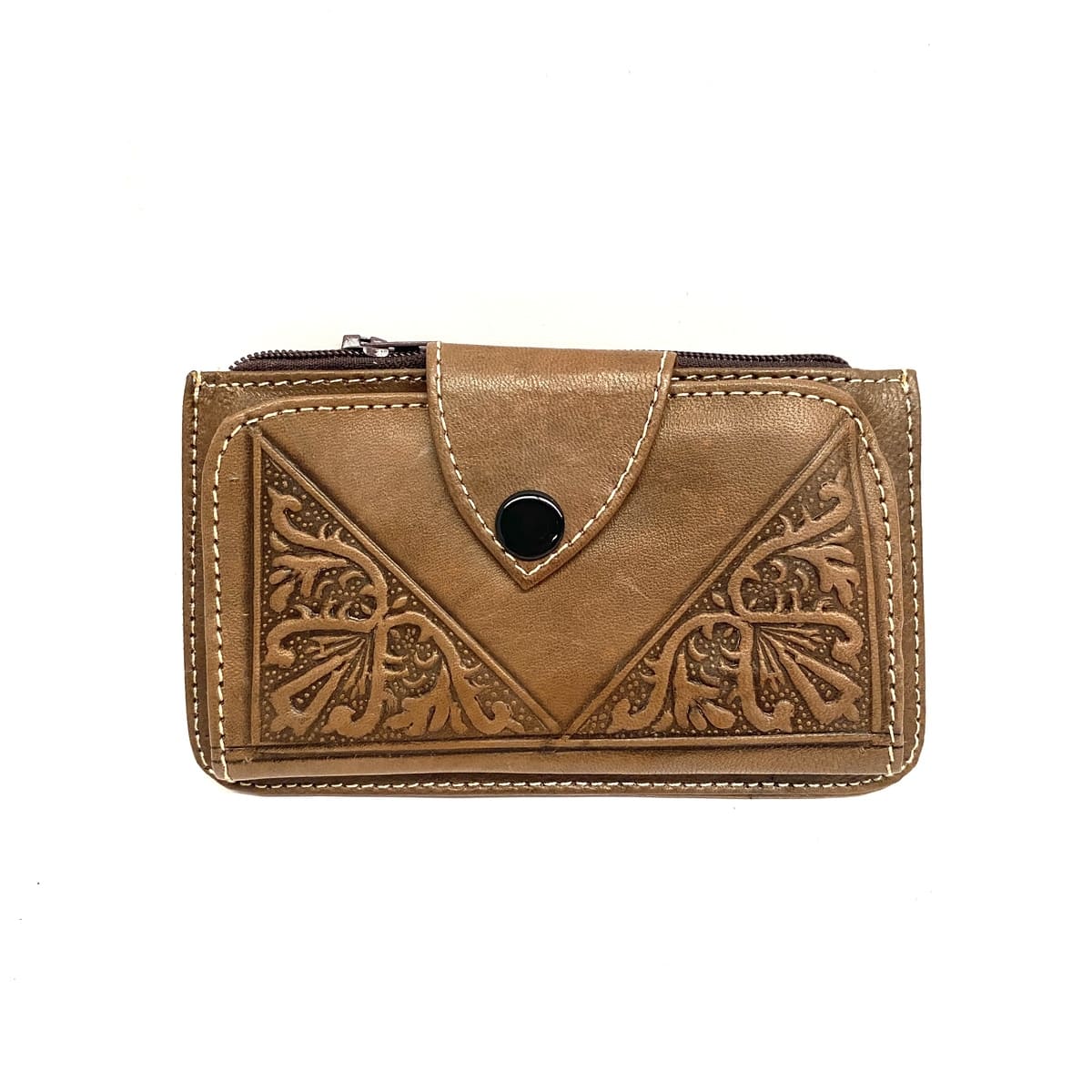 Cartera marroquí de piel Tabihe - marroquinería 100% artesanía