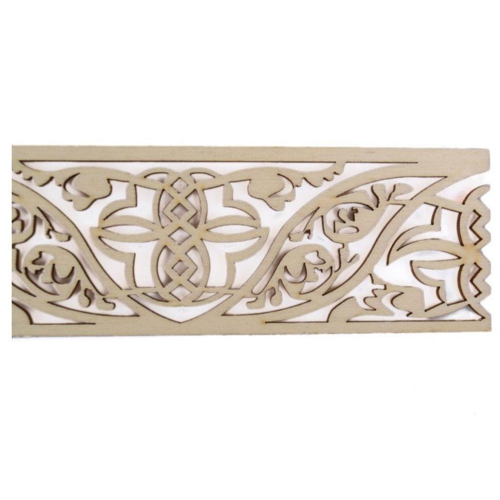 Celosía Árabe de Madera Calada - Modelo 13 - 50cm