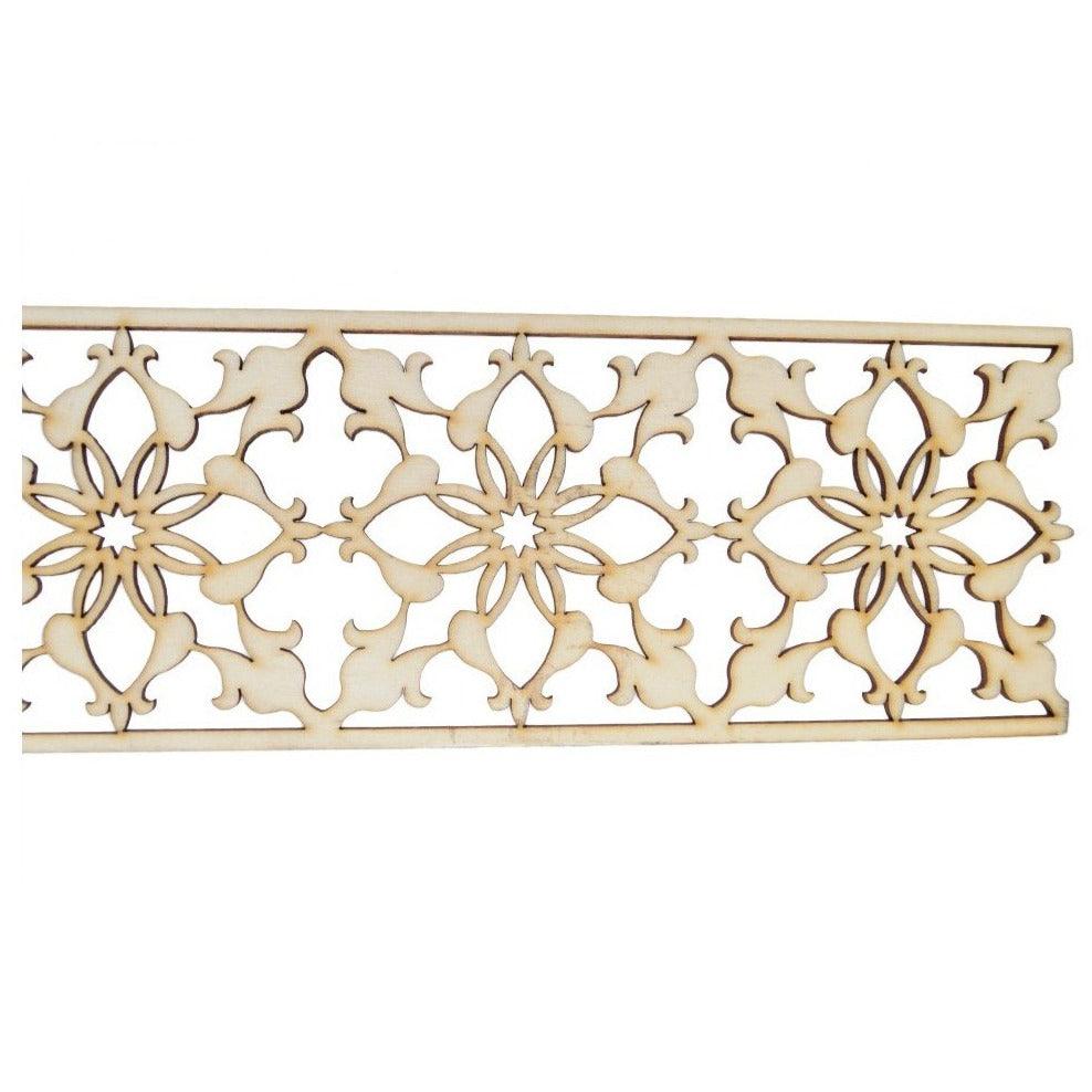Celosía Árabe de Madera Calada - Modelo 3