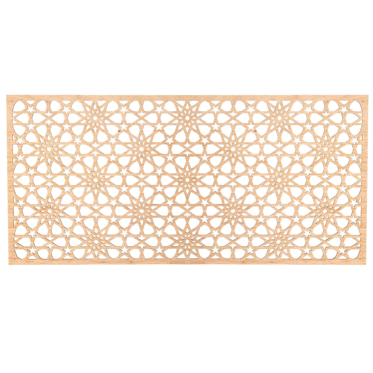 Celosía Árabe de Madera Diseño Mekness - 18x39cm