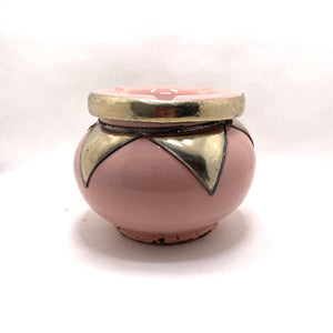 Cenicero árabe de cerámica rosa 13x11cm