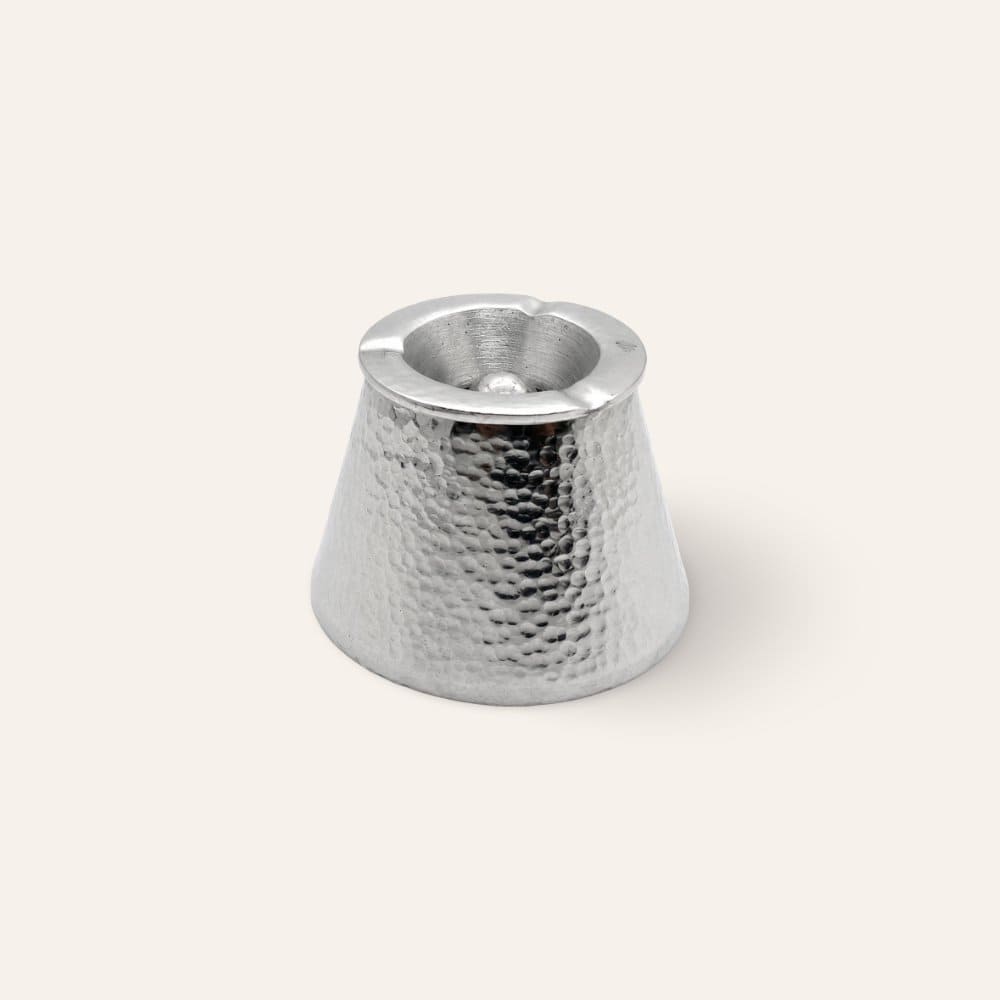 cenicero marroquí cónico plateado metal