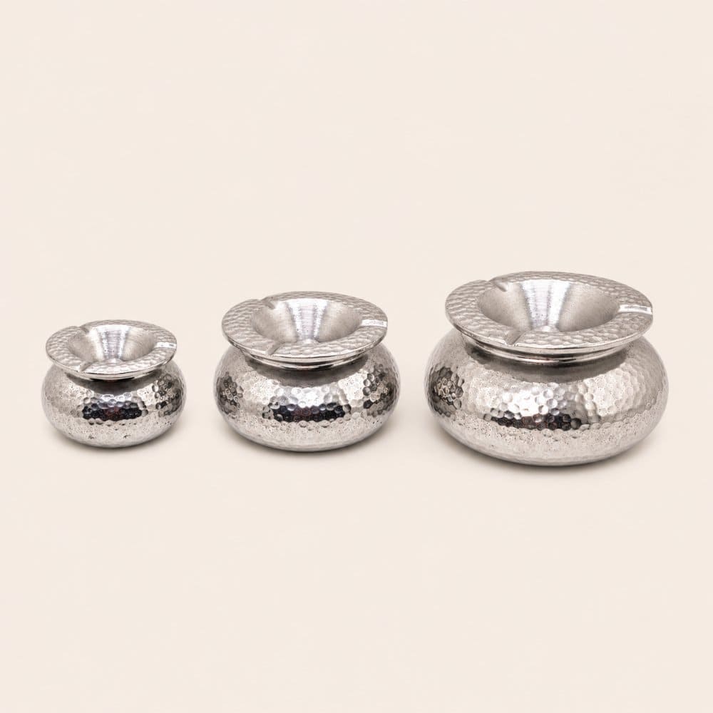 cenicero marroquí metálico artesano set