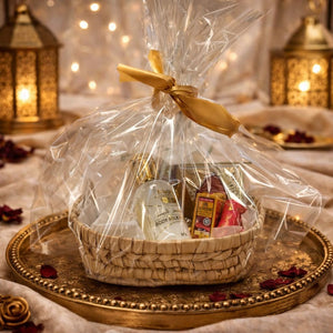 cesta cosmética árabe ambar regalo