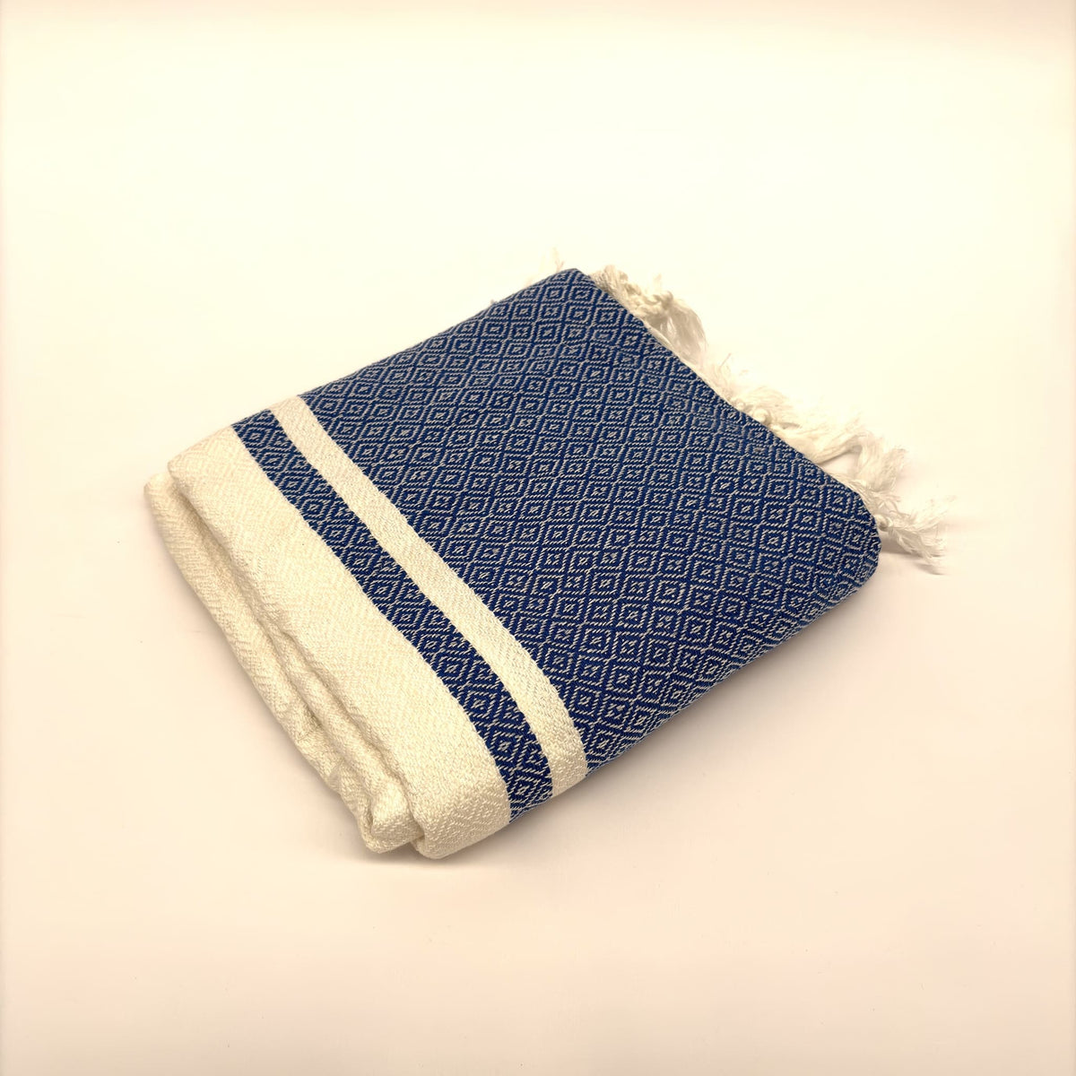 colcha marrakech azul algodón