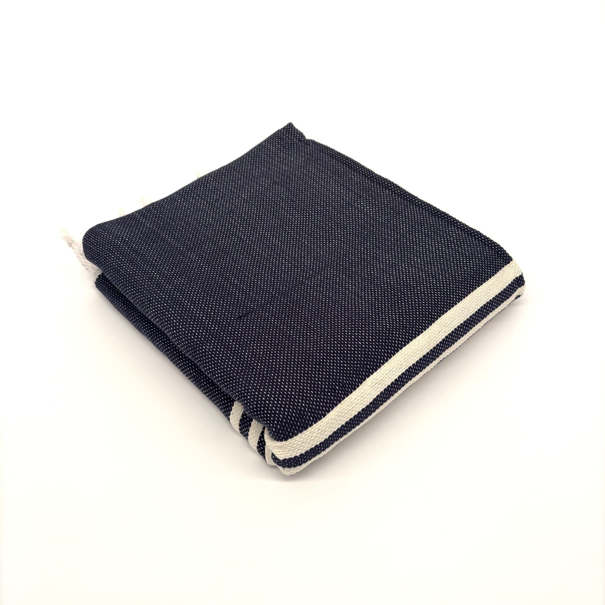 colcha marrakech azul marino algodón