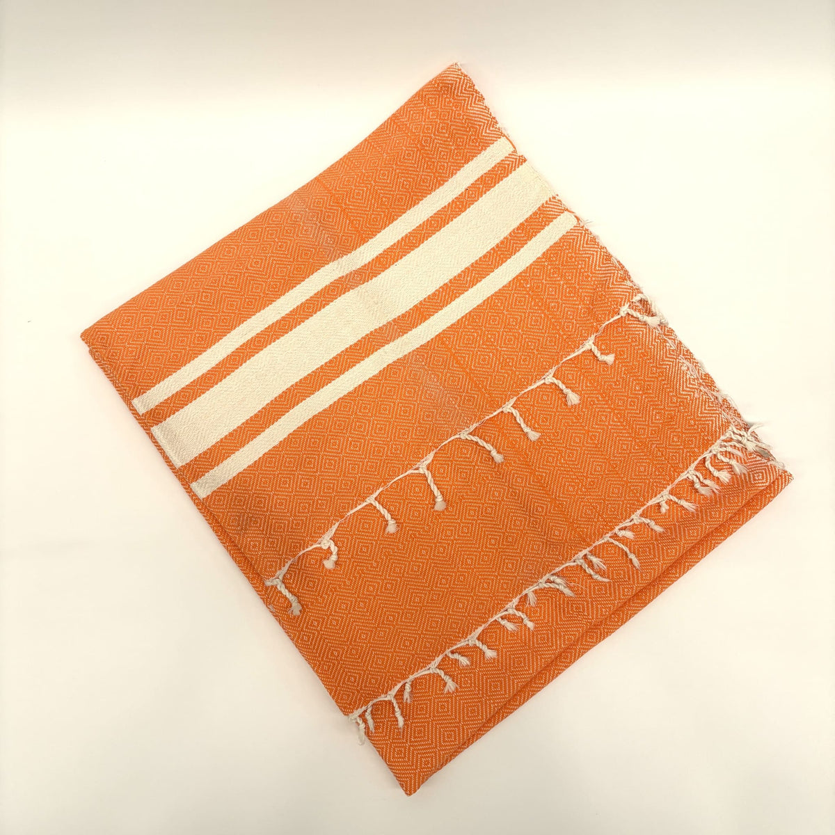 colcha marrakech naranja algodón 185x88